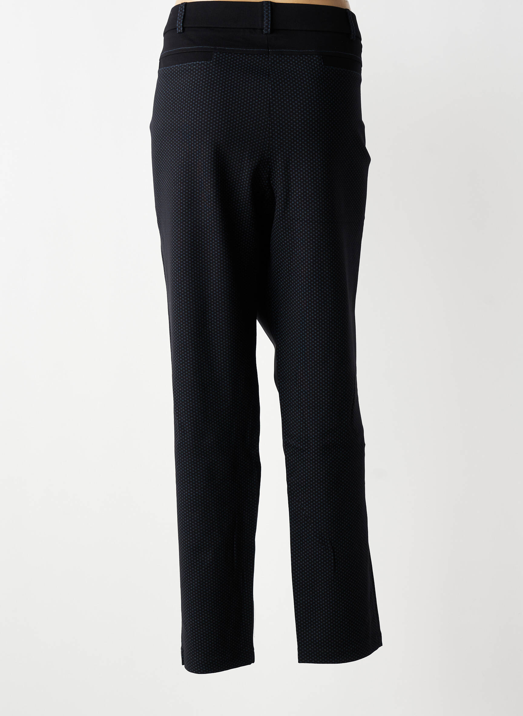 Pantalon slim taille élastique taille normale noir CHRISTINE LAURE femme