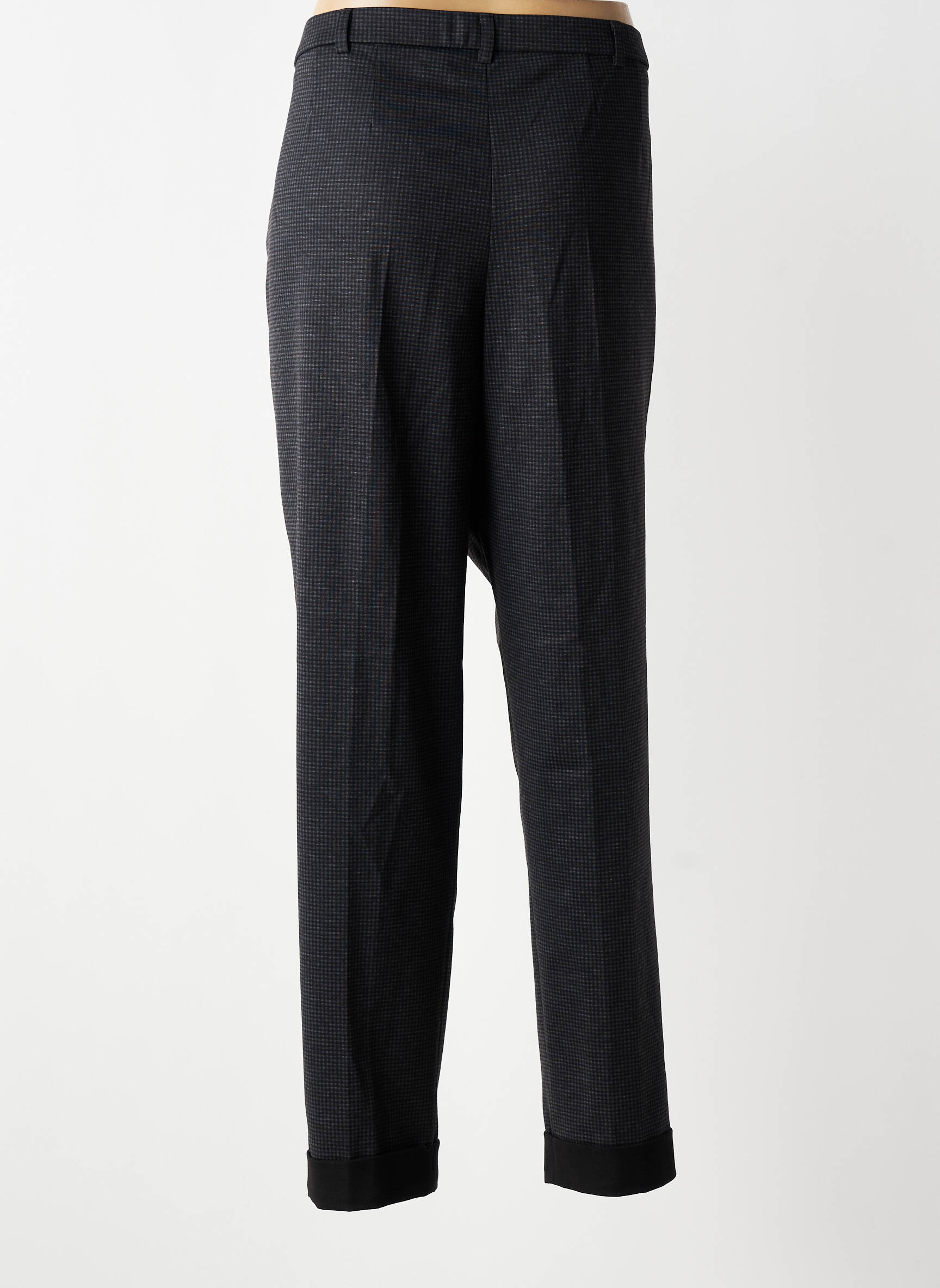 Pantalon slim taille élastique taille normale gris CHRISTINE LAURE femme