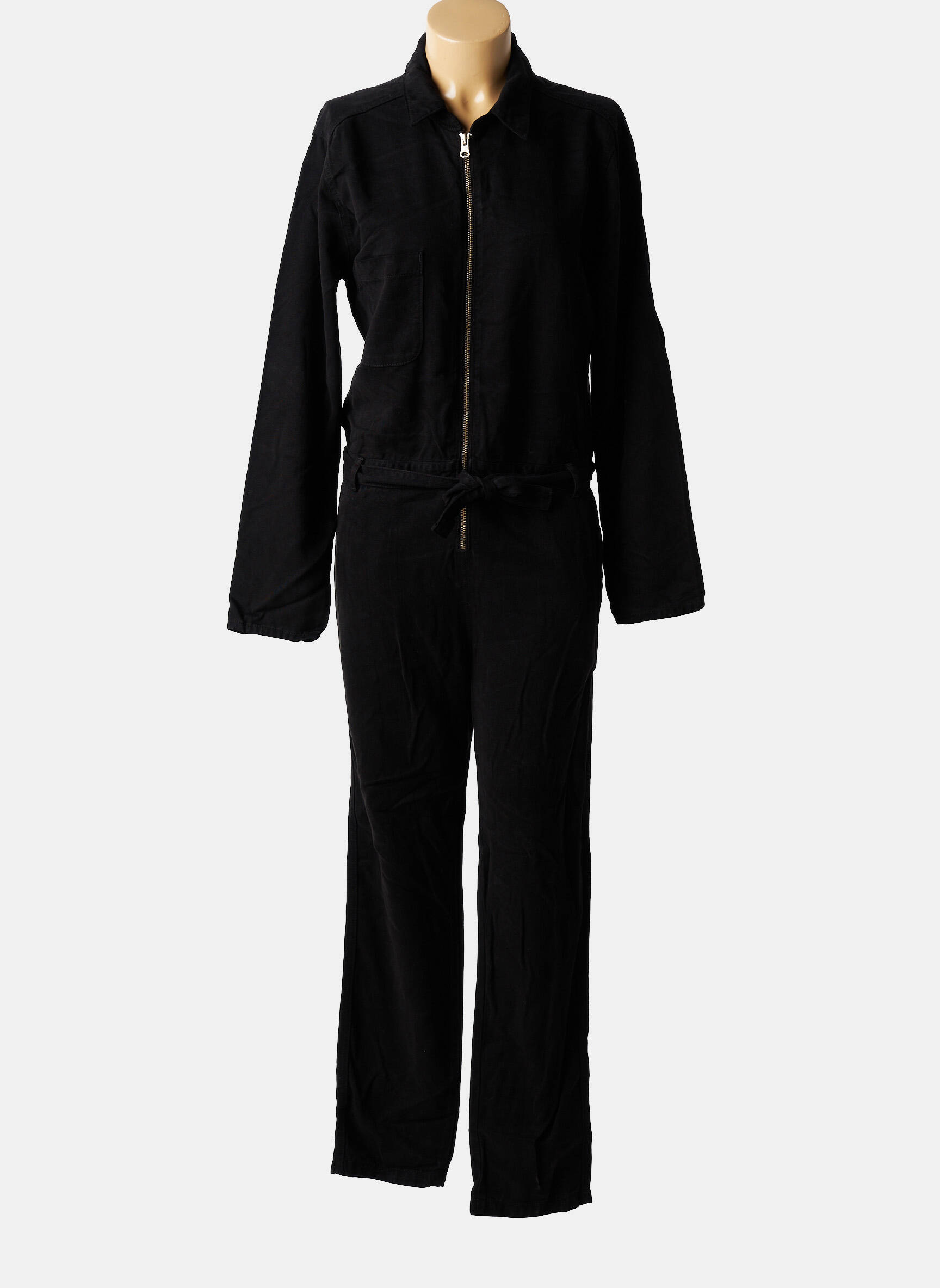Combi-pantalon coupe cintrée manches longues noir IMPAQT femme