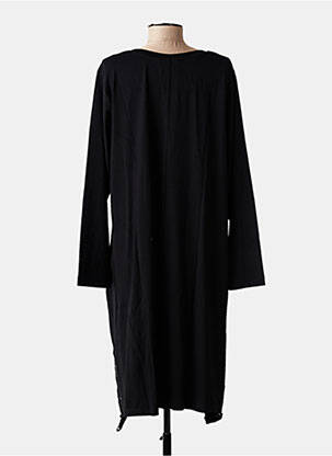 Tunique manches longues col rond noir OLIVER JUNG femme