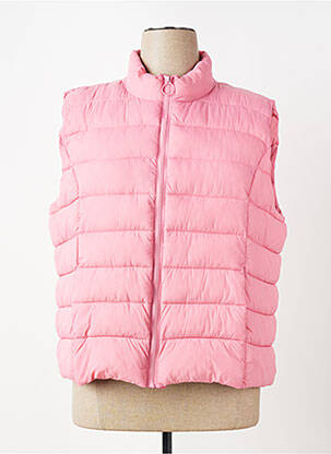 Doudoune poches sans capuche rose JENSEN femme