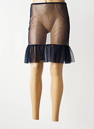 Jupon /fond de robe taille normale bleu MALOKA femme