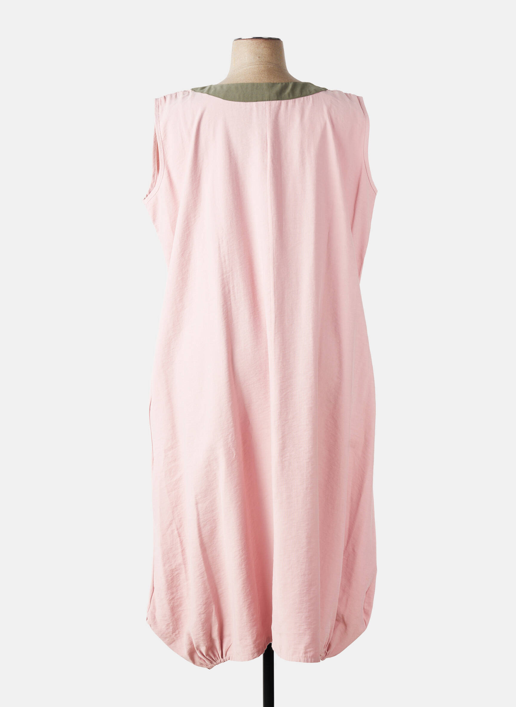 Robe longue sans manche sans manche rose OLIVER JUNG femme