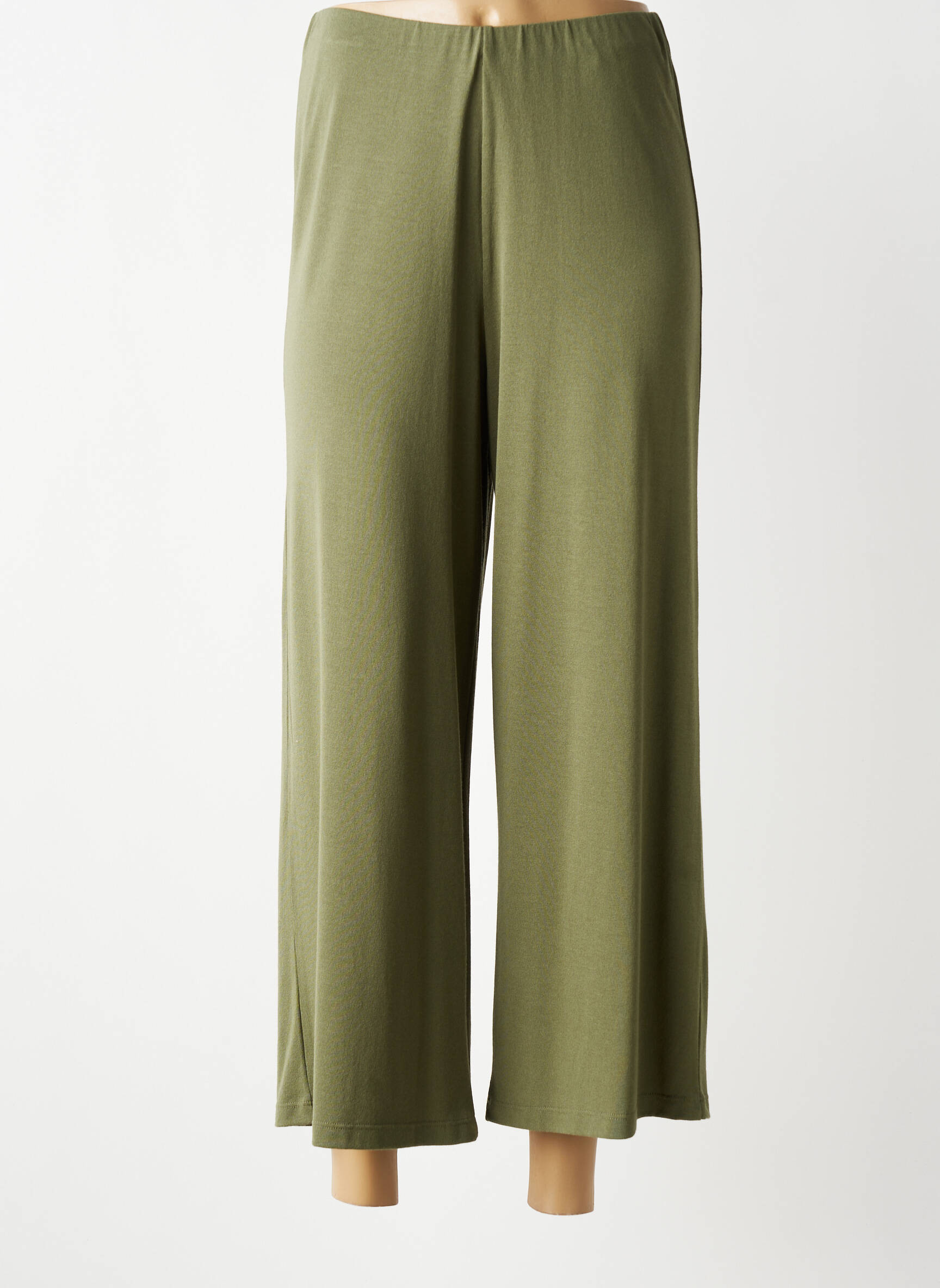 Pantalon 7/8 stretch taille normale vert MASAI femme
