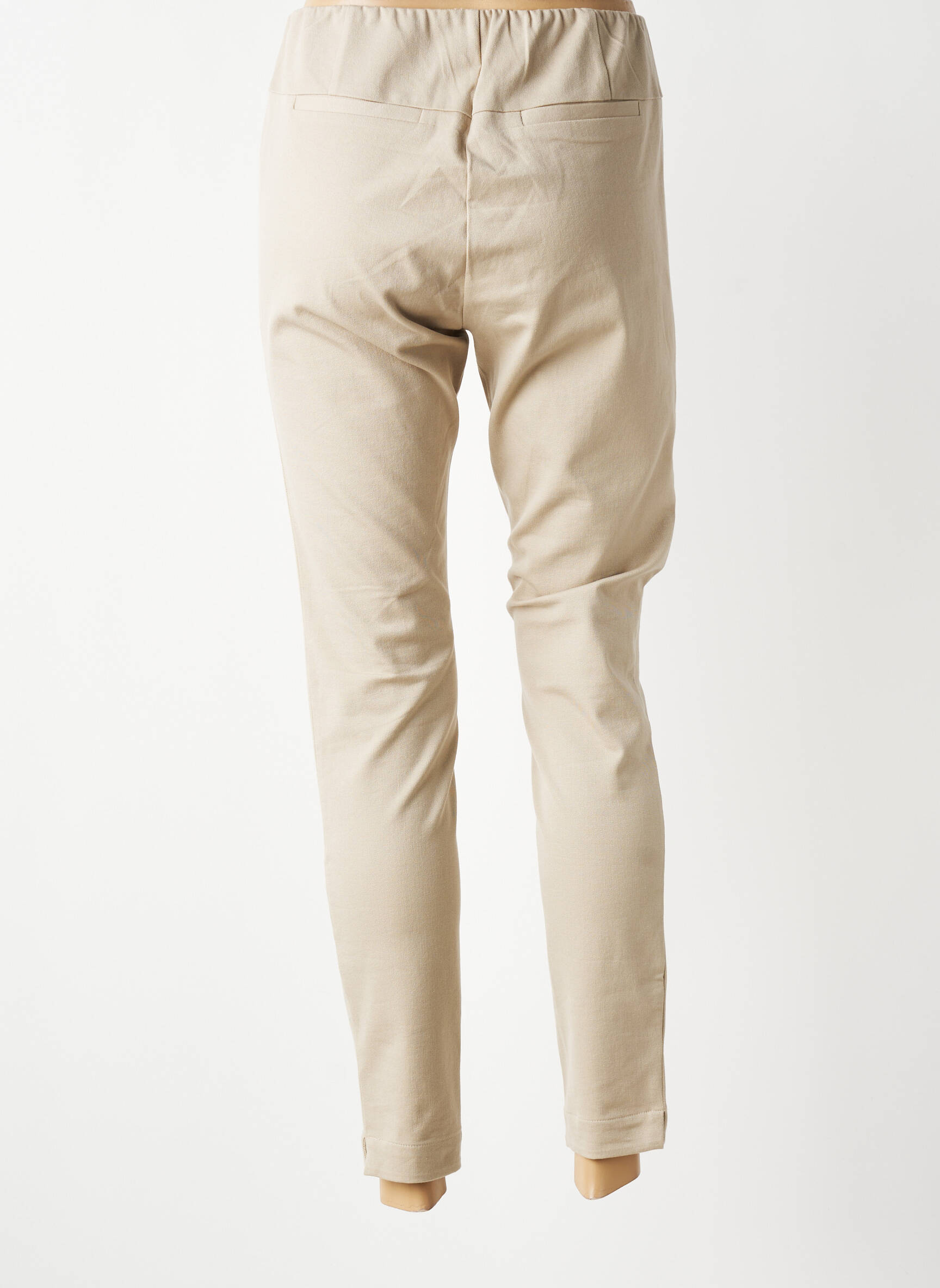 Pantalon 7/8 stretch taille normale beige MASAI femme