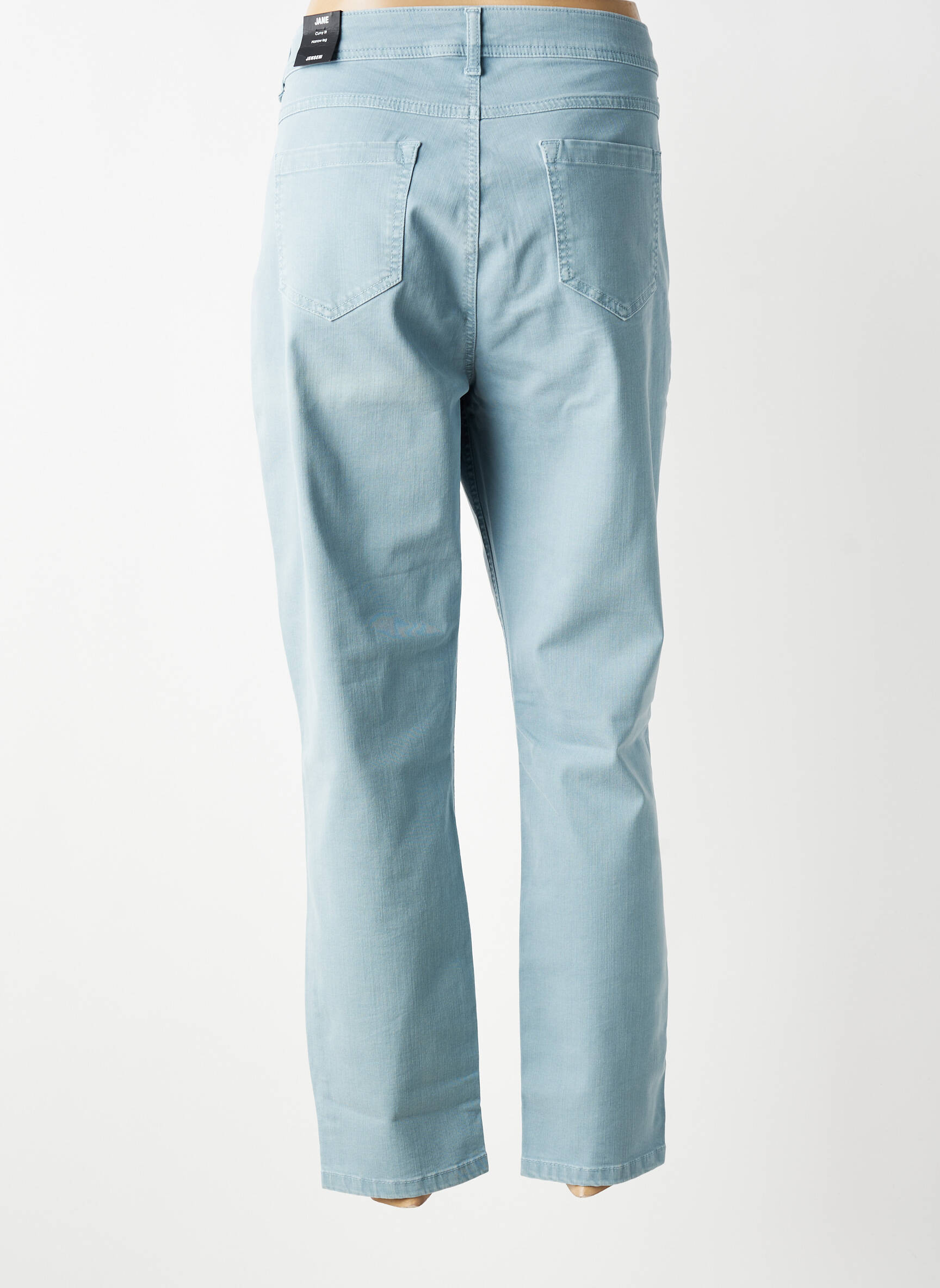 Jeans coupe slim stretch taille normale bleu JENSEN femme