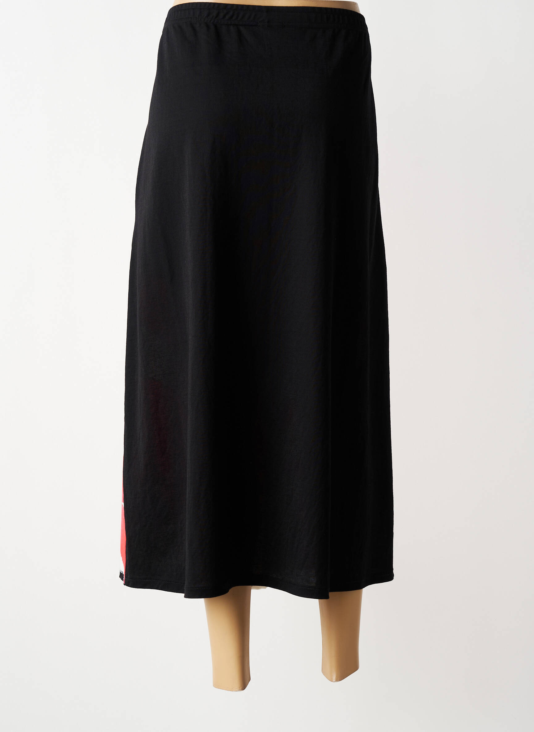 Jupe longue coupe évasée noir G!OZE femme