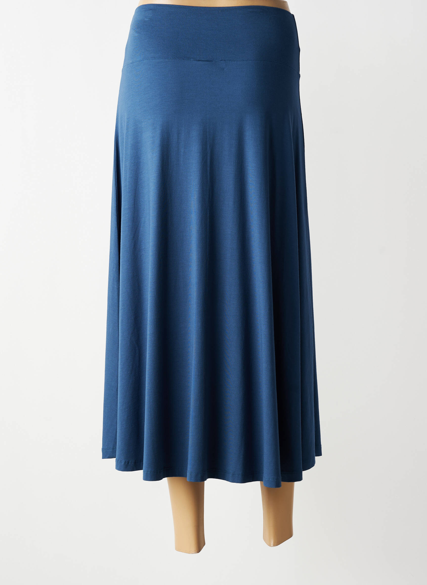 Jupe longue coupe évasée bleu MASAI femme