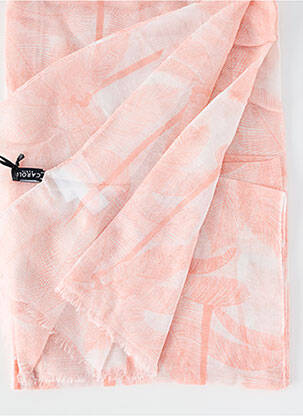 Foulard légère et transparente rose CAROLL femme