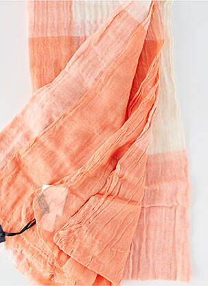 Foulard légère et transparente rose CAROLL femme