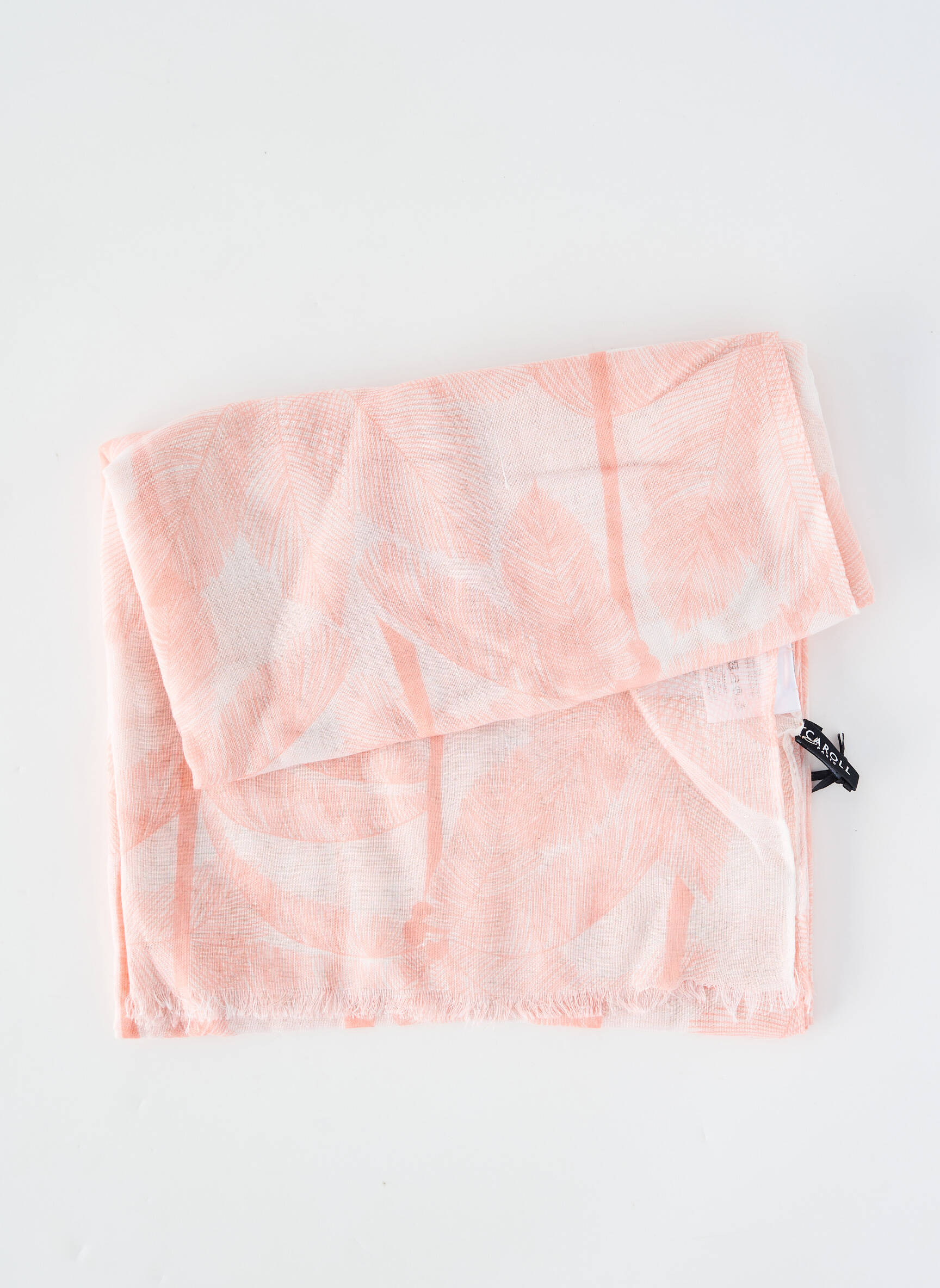 Foulard légère et transparente rose CAROLL femme