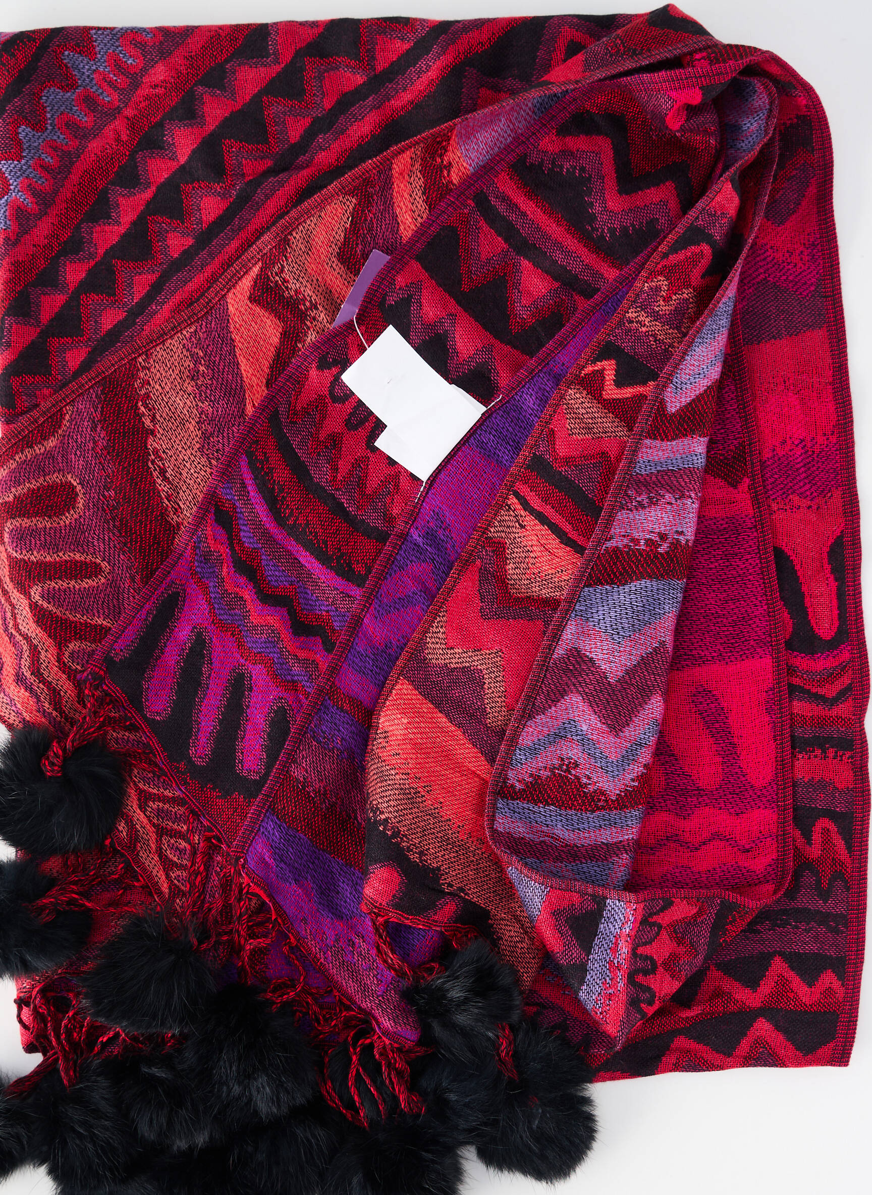 Echarpe maille fine rose TOSCANE femme