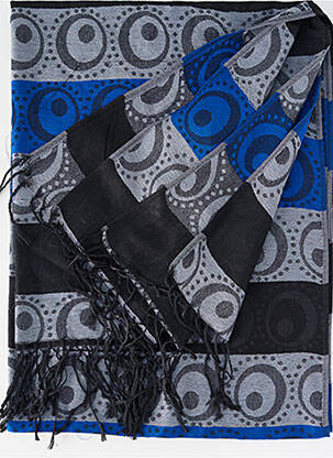 Foulard imprimé fantaisie gris ARMAND THIERY femme