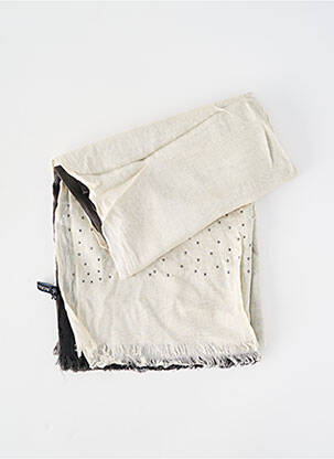 Foulard légère et transparente beige CAROLL femme