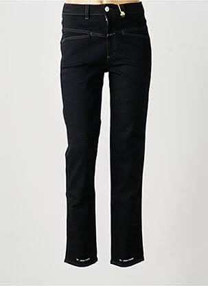 Jeans coupe droite stretch taille normale noir CLOSED femme