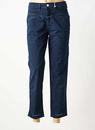 Pantalon droit stretch taille normale bleu CLOSED femme