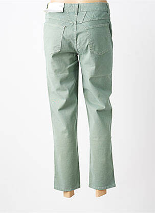 Pantalon droit stretch taille normale vert CLOSED femme