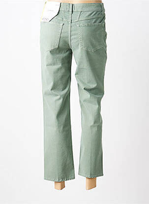 Pantalon droit stretch taille normale vert CLOSED femme