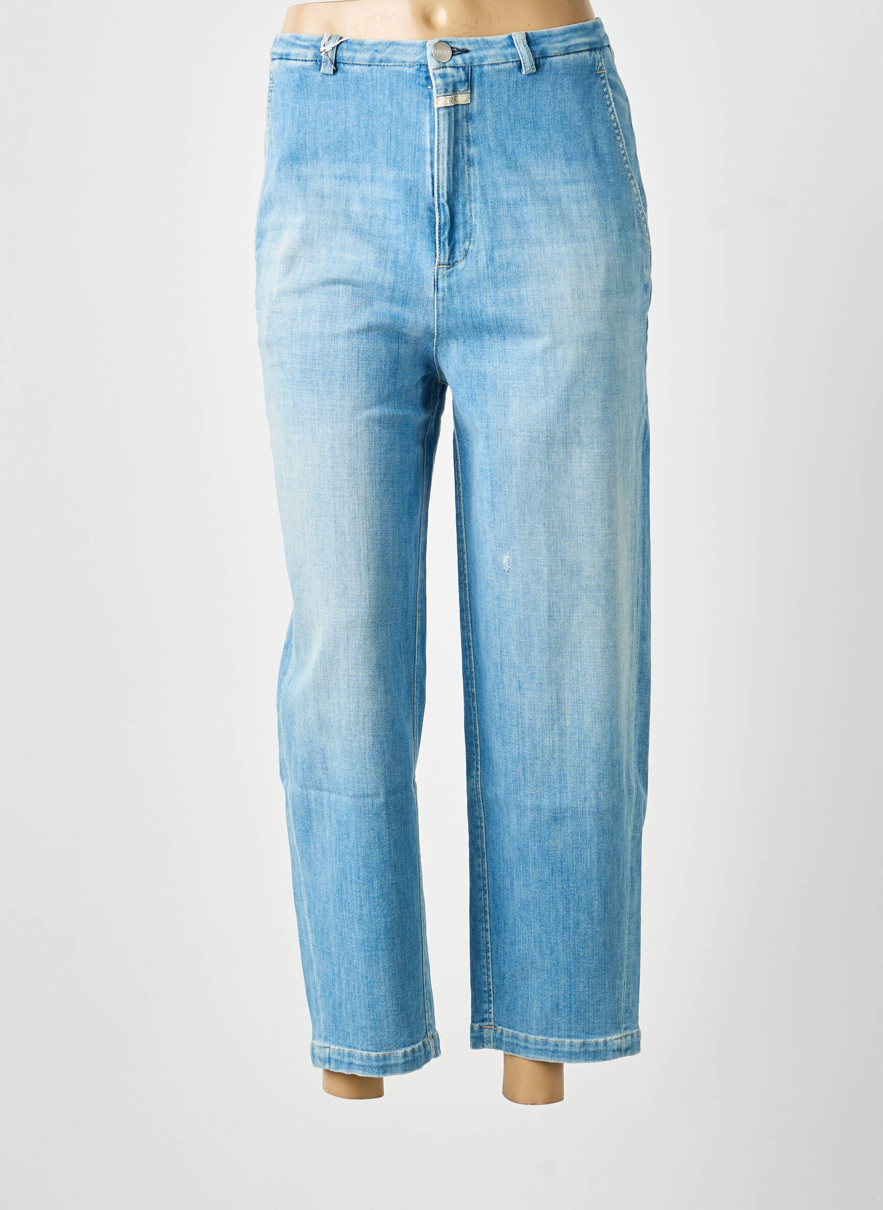 Jeans coupe droite taille normale taille normale bleu CLOSED femme