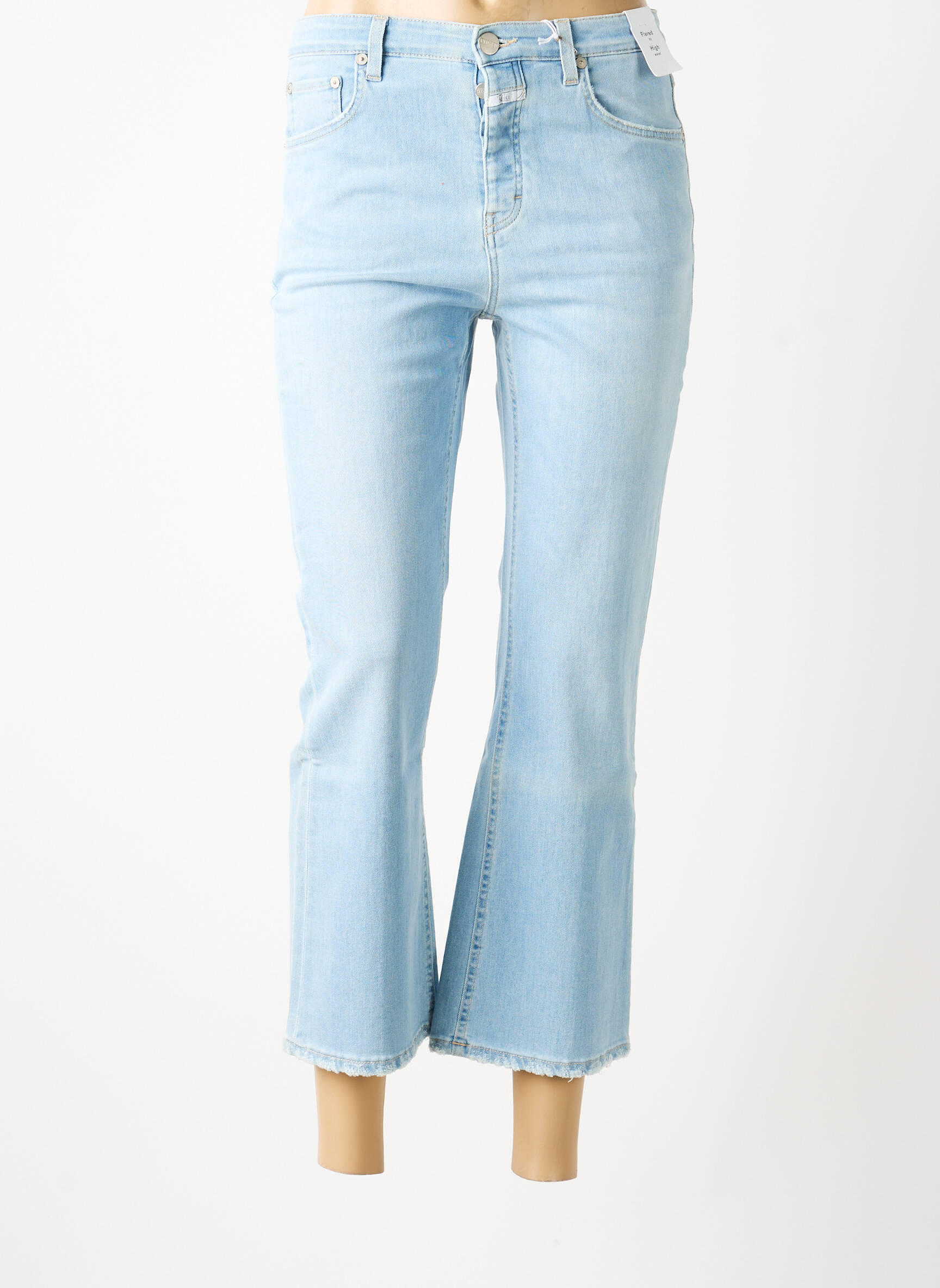 Jean coupe flare taille normale taille normale bleu CLOSED femme