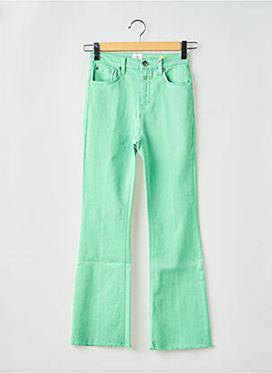Jeans bootcut taille haute taille haute vert CLOSED femme