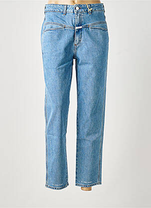 Jeans coupe slim taille haute taille haute bleu CLOSED femme
