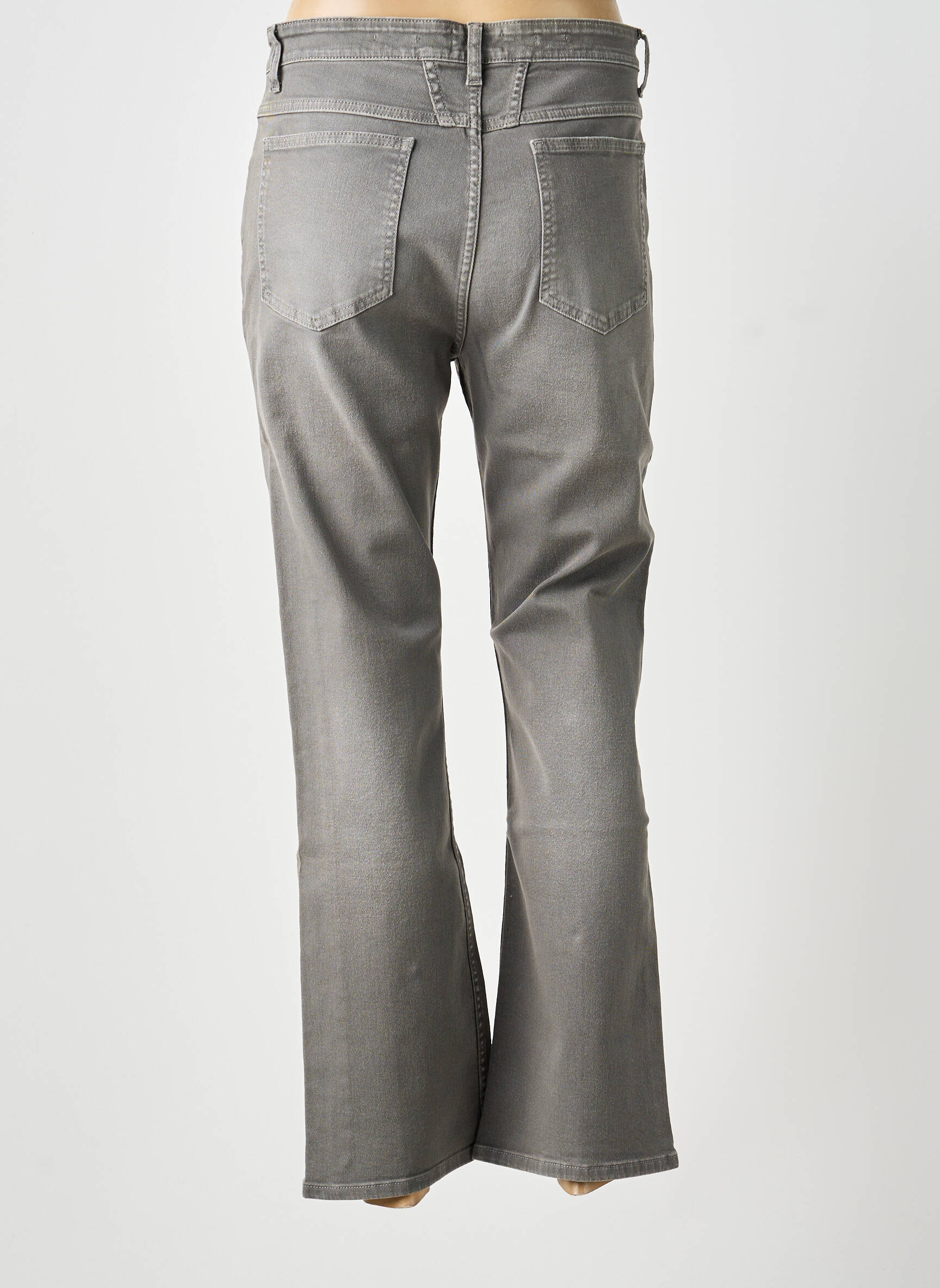 Jeans bootcut taille haute taille haute gris CLOSED femme
