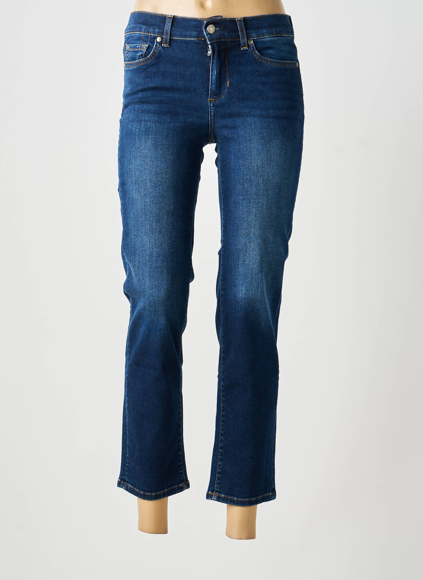 Jeans coupe slim stretch taille normale bleu LIU JO femme