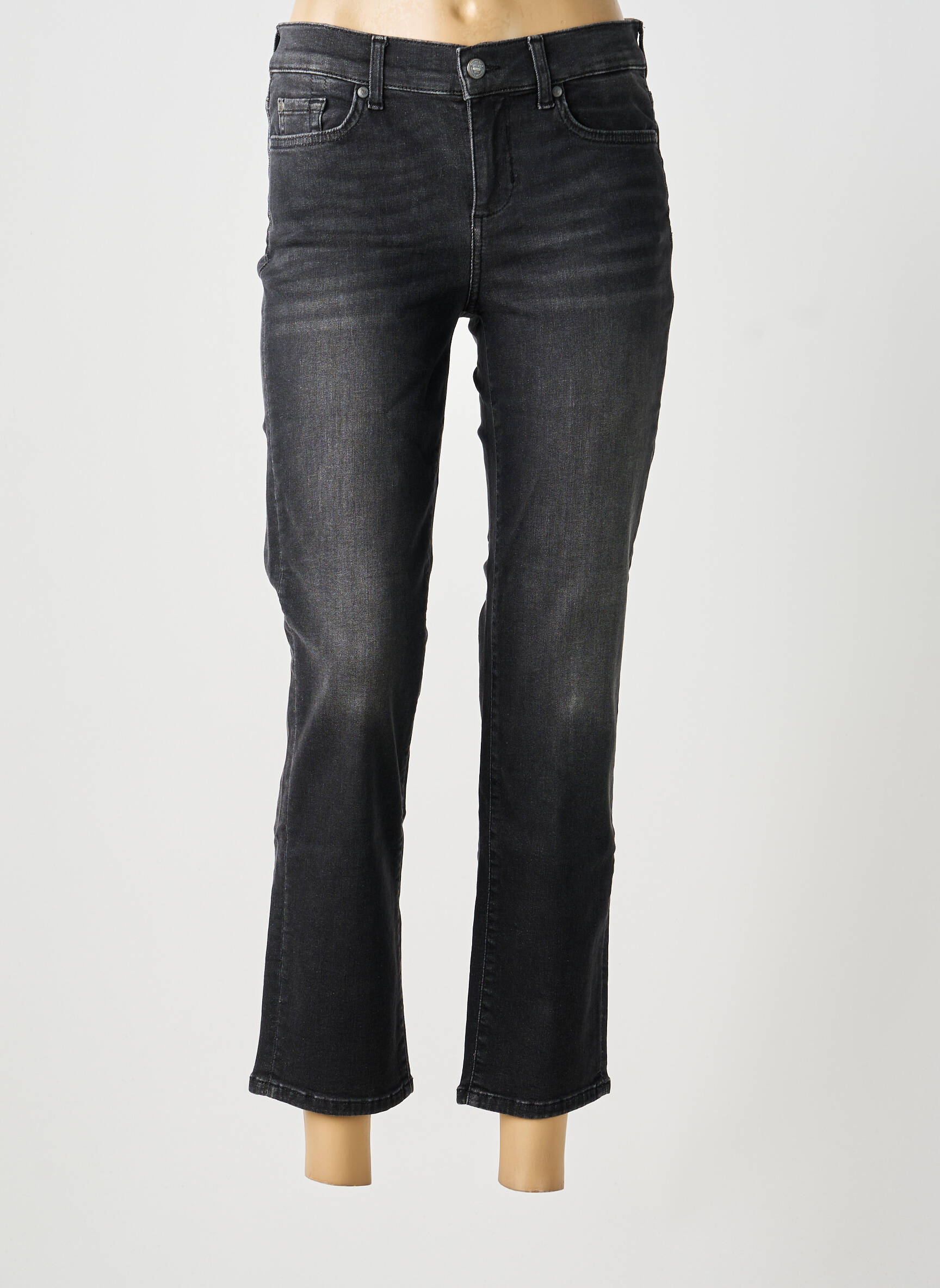 Jeans coupe slim stretch taille normale noir LIU JO femme