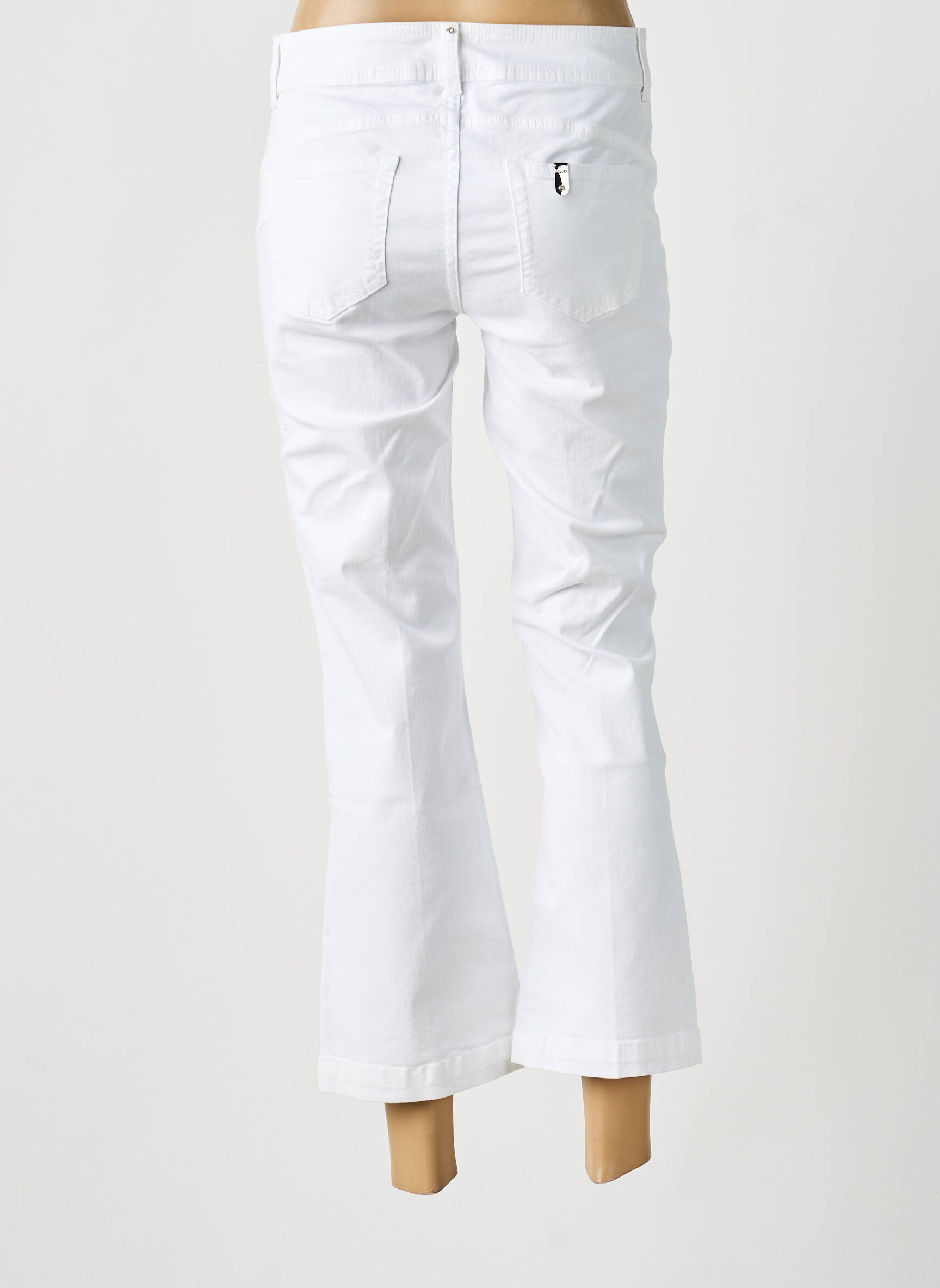 Jeans bootcut taille normale taille normale blanc LIU JO femme