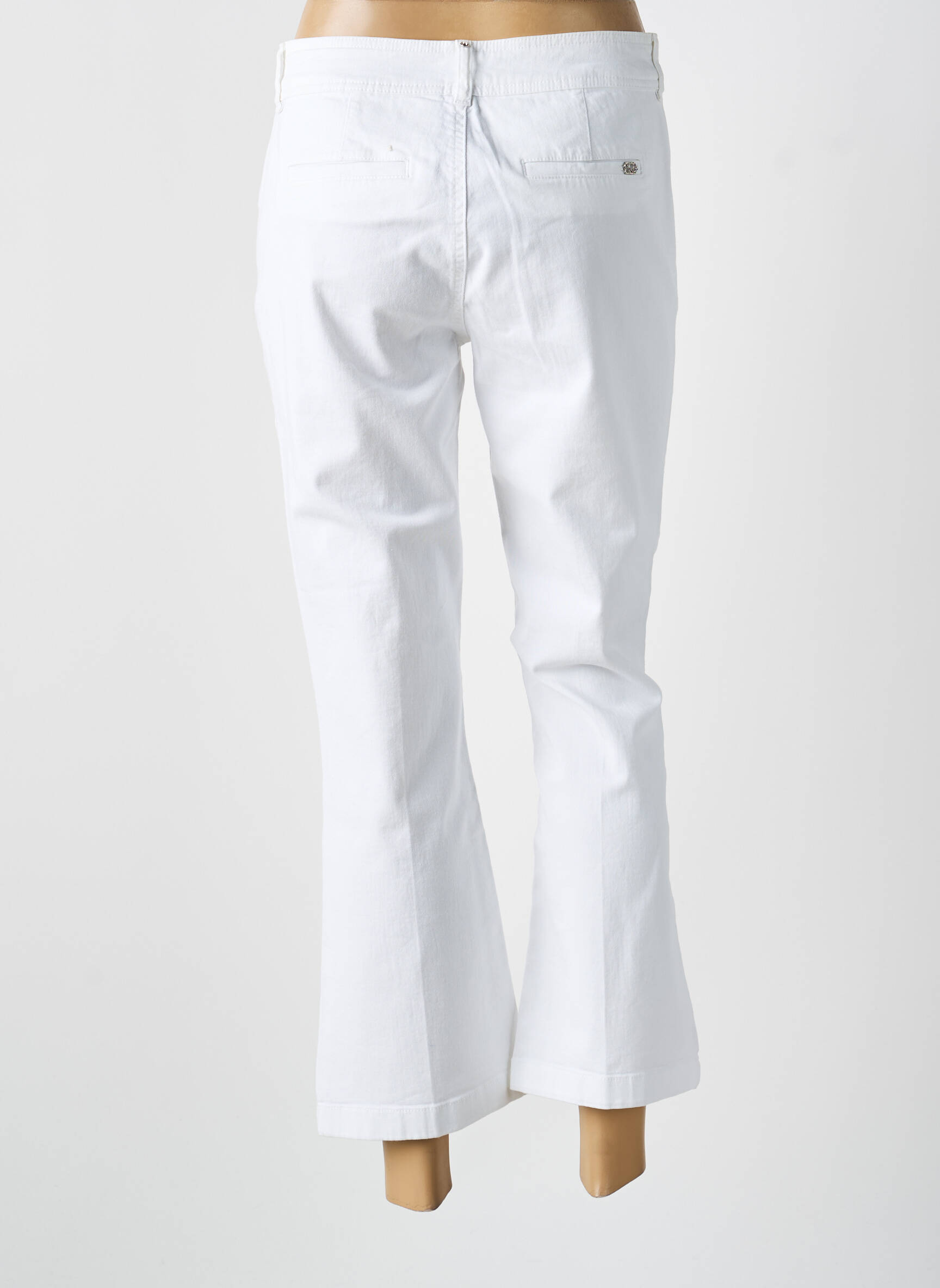 Jeans bootcut taille normale taille normale blanc LIU JO femme