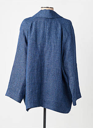 Blazer finition intérieure doublée bleu BELLA JONES femme