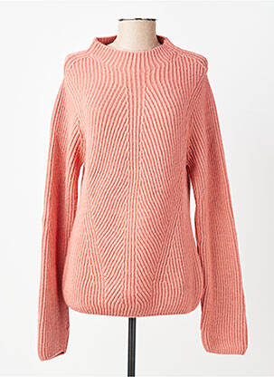 Pull coupe cintrée manches longues rose CLOSED femme