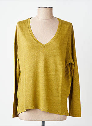 T-shirt manches longues manches longues vert BELLA JONES femme