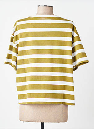 T-shirt coupe droite manches courtes vert DES PETITS HAUTS femme