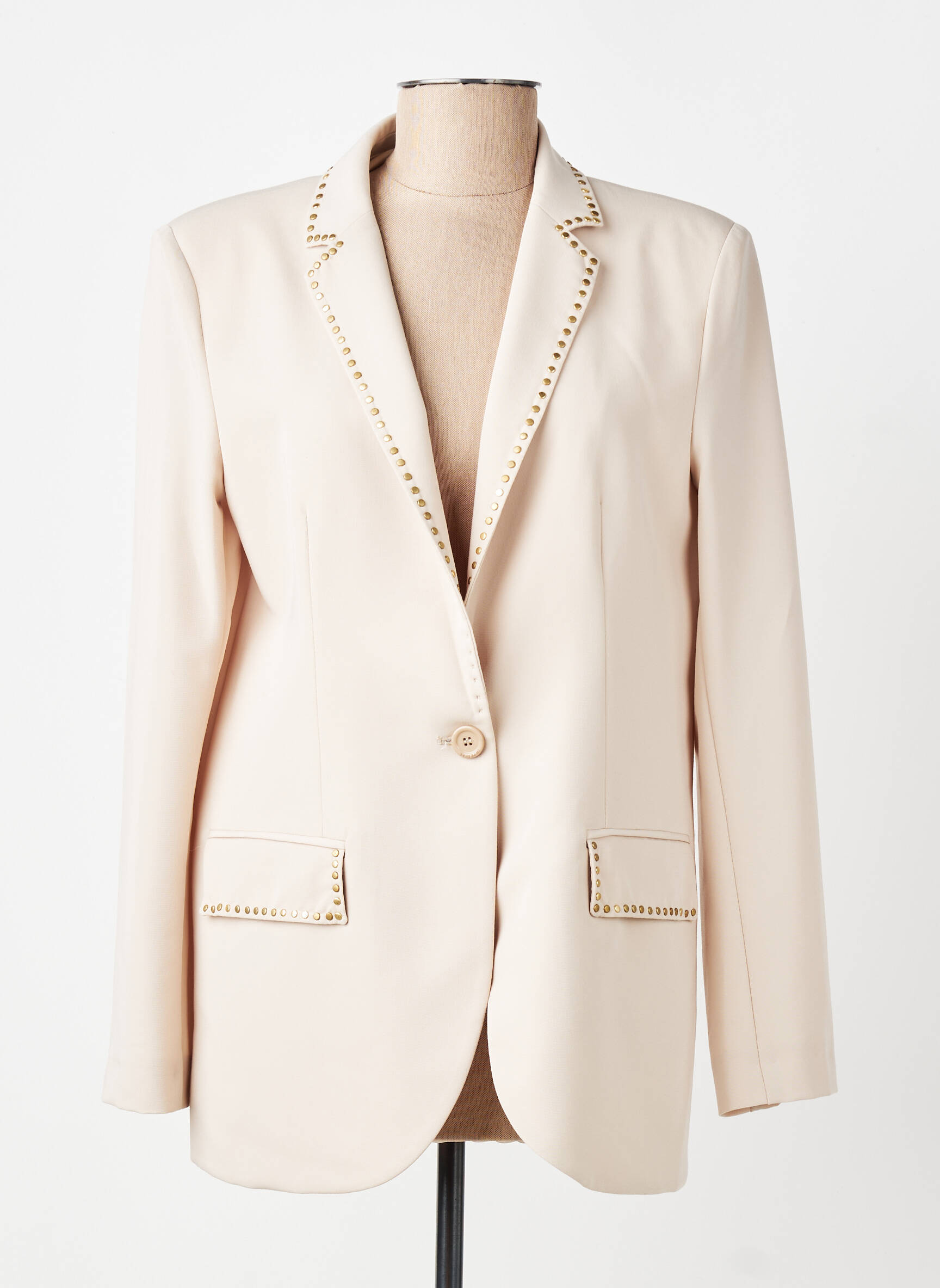 Blazer coupe cintrée beige IMPERIAL femme