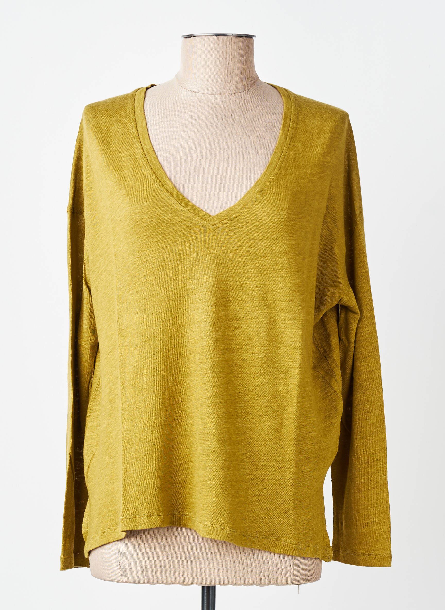 T-shirt manches longues manches longues vert BELLA JONES femme