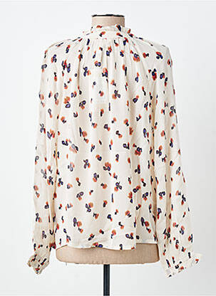 Blouse légère et transparente manches longues beige PART TWO femme