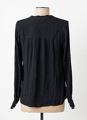 Chemisier coupe cintrée manches longues noir B.YOUNG femme
