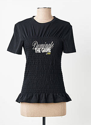 Top stretch manches courtes noir HPDP (HYPE DROP) femme