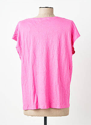 T-shirt coupe droite manches courtes rose LA PETITE ETOILE femme