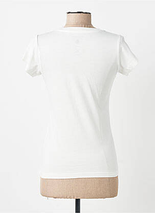 T-shirt imprimé fantaisie manches courtes beige THINKING MU femme