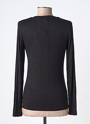 T-shirt manches longues manches longues noir ICHI femme