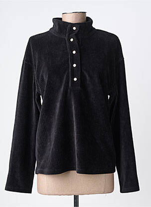 Pull coupe droite manches longues noir VILA femme
