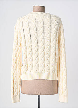Pull coupe cintrée manches longues beige ECOALF femme