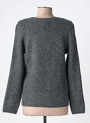 Pull coupe droite manches longues gris VILA femme