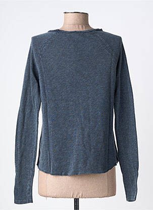 T-shirt manches longues manches longues bleu AMERICAN VINTAGE femme