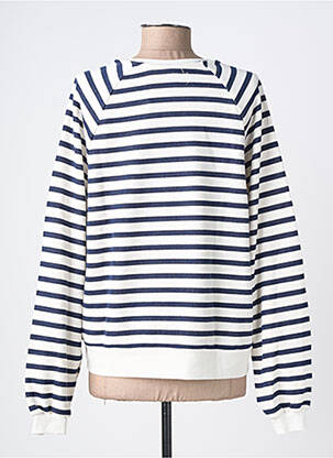 Pull coupe droite manches longues blanc PIECES femme