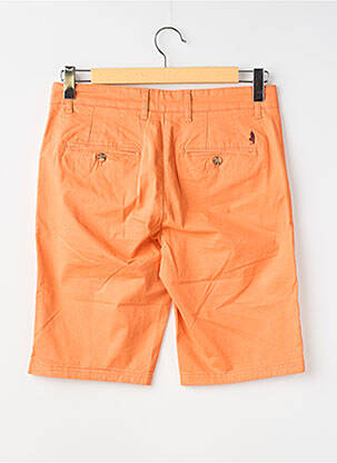Bermuda stretch taille normale orange MCS homme