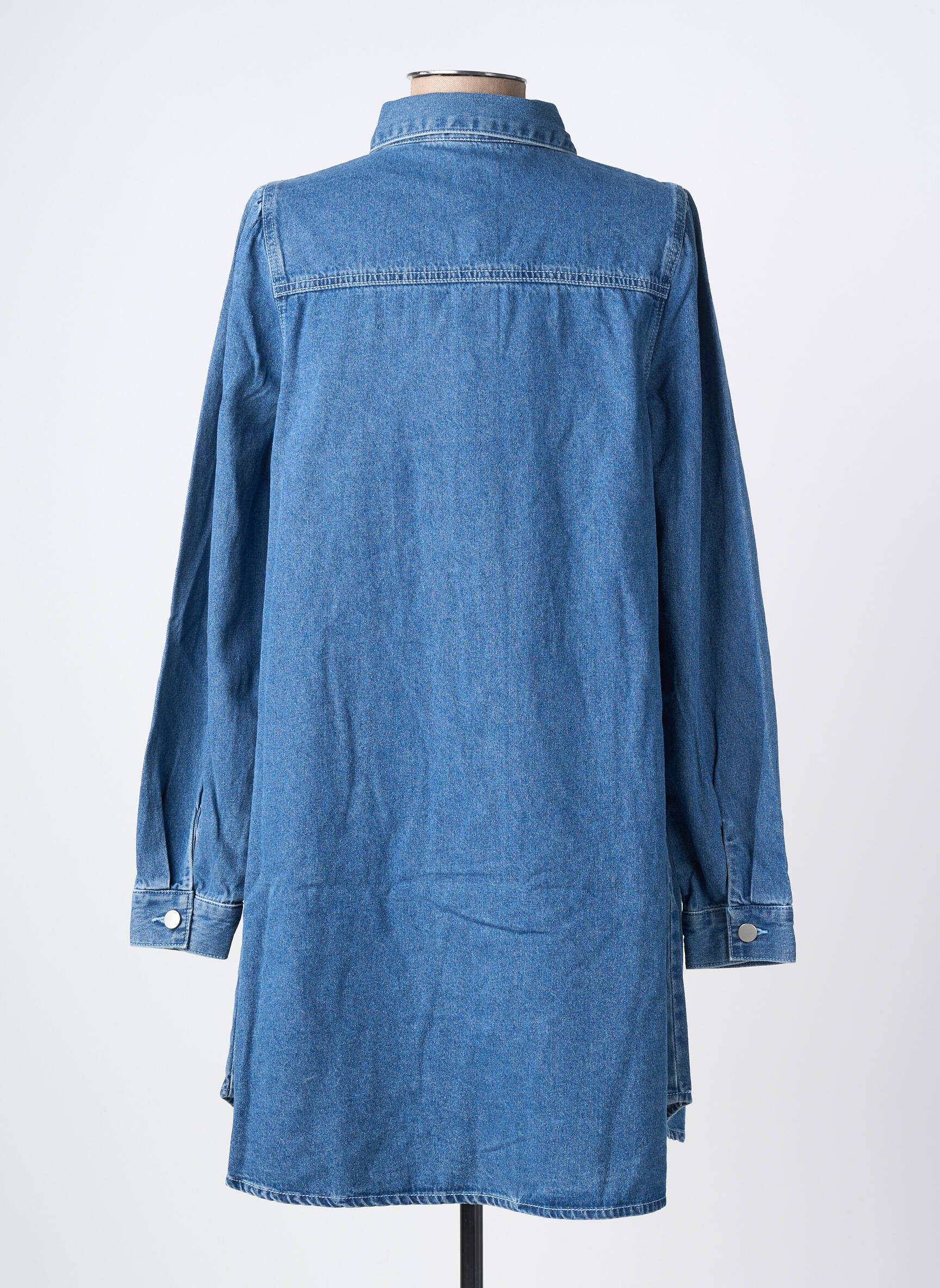 Robe courte manches longues manches longues bleu VILA femme